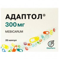 Адаптол капсулы 300 мг №20 (10х2)