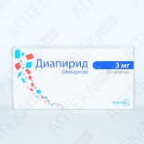 ДИАПИРИД® таблетки по 3 мг №30 (10х3)