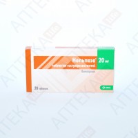 НОЛЬПАЗА® таблетки гастрорезист. по 20 мг №28 (14х2)