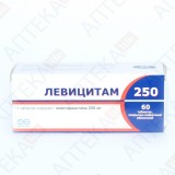 ЛЕВИЦИТАМ 250 таблетки, п/плен. обол., по 250 мг №60 (10х6)
