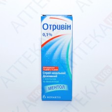 ОТРИВИН спрей наз., доз. 0,1 % по 10 мл МЕНТОЛ-ЭВКАЛИПТ