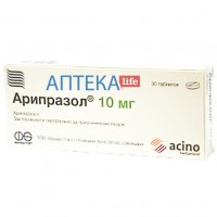 АРИПРАЗОЛ® таблетки по 10 мг №60 (10х6)