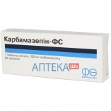 КАРБАМАЗЕПИН-ФС таблетки по 200 мг №20 (10х2)