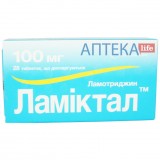 ЛАМИКТАЛ™ таблетки, дисперг. по 100 мг №28 (14х2)