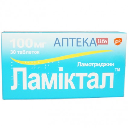 ЛАМИКТАЛ ™ таблетки по 100 мг №30 (10х3)