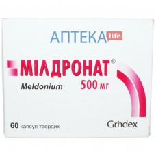 МИЛДРОНАТ® капсулы тв. по 500 мг №60 (10х6)