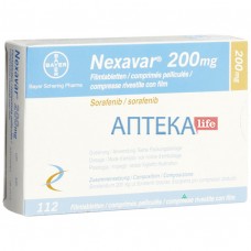 Нексавар таблетки, в/плів. обол. по 200 мг №112 (28х4)
