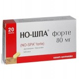 НО-ШПА® ФОРТЕ таблетки по 80 мг №24 (24х1)