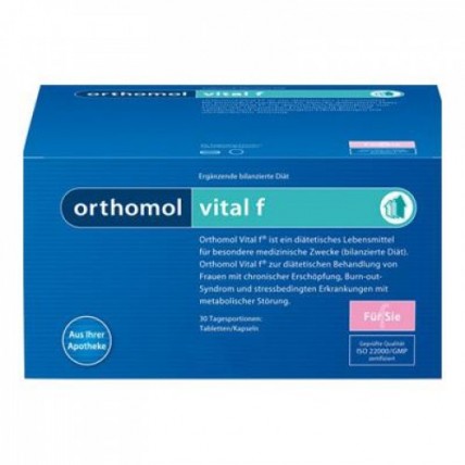 Ортомол Vital F Grapefruit, гранули для жінок, 30 днів. (ORTHOMOL 1028526)