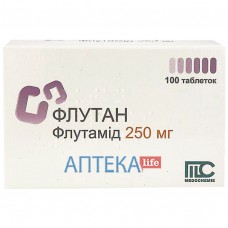 ФЛУТАН таблетки по 250 мг №100 (10х10)