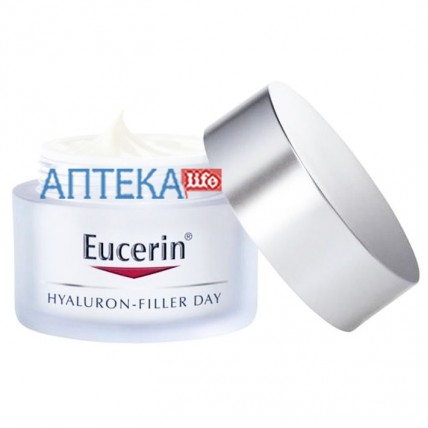 Eucerin 63485 Гіалуроновий-Філлер Денний крем проти зморшок для сухої чутливої шкіри SPF15 50мл