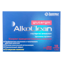 ГЛУТАРГІН АЛКОКЛІН пор. д/ор. р-ну 1г/3г 3г пак. №2 (1х2)