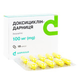ДОКСИЦИКЛИН-ДАРНИЦА капсулы по 100 мг №10 (10х1)