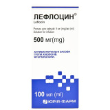 ЛЕФЛОЦИН® раствор д/инф., 5 мг/мл по 100 мл в бутыл.