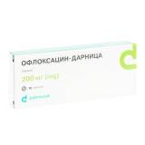 ОФЛОКСАЦИН-ДАРНИЦА таблетки по 200 мг №10 (10х1)