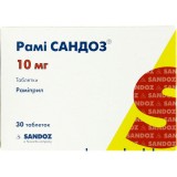 РАМИ САНДОЗ® таблетки по 10 мг №30 (10х3)
