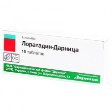 ЛОРАТАДИН-ДАРНИЦА таблетки по 10 мг №10 (10х1)