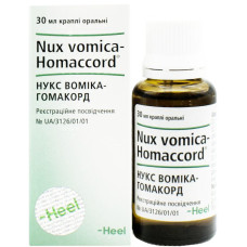 НУКС ВОМІКА-ГОМАКОРД краплі ор. 30мл флак.-крап.