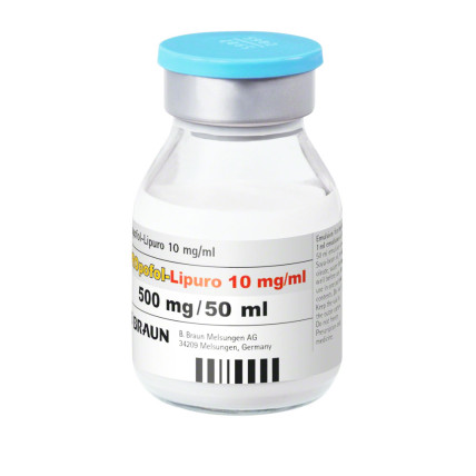 ПРОПОФОЛ-ЛИПУРО 1 % эмульсия д/инф., 10 мг/мл по 50 мл  во флак. №10