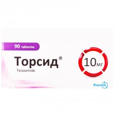 ТОРСИД® таблетки по 10 мг №90 (10х9)