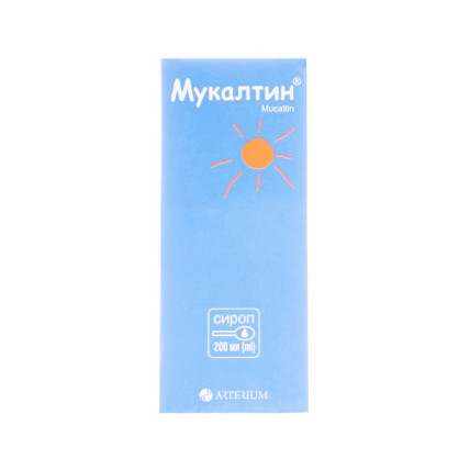 МУКАЛТИН® сироп по 200 мл во флак.