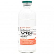 ЛАТРЕН® раствор д/инф. 0,05 % по 200 мл в бутыл.