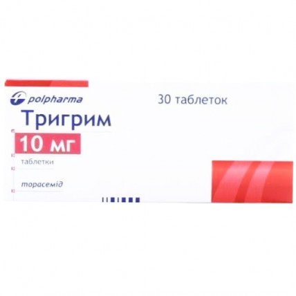 ТРИГРИМ таблетки по 10 мг №30 (10х3)