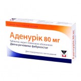 АДЕНУРИК® 80 МГ таблетки, п/плен. обол., по 80 мг №28 (14х2)
