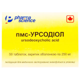 Пмс-урсодіол таблетки, в/о по 250 мг №50
