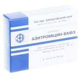 АЗИТРОМИЦИН-БХФЗ капсулы по 250 мг №6