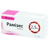 РАМИЗЕС таблетки по 2,5 мг №30 (10х3)