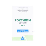 РОКСИПИМ порошок для р-ра д/ин. по 1,0 г во флак. №1 с р-лем (вода д/ин.)