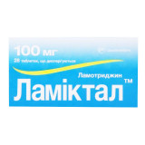 ЛАМИКТАЛ™ таблетки, дисперг. по 100 мг №28 (14х2)