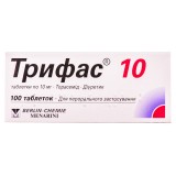 ТРИФАС® 10 таблетки по 10 мг №100 (10х10)