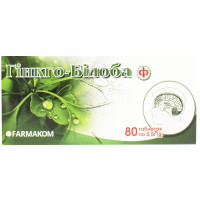 ГИНКГО-БИЛОБА-Ф табл. 0.5г N80