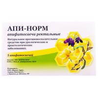 АПИ-НОРМ ректольные апифитосвечи №5