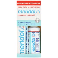 MERIDOL зубна паста 75мл + MERIDOL ополіскувач 100мл