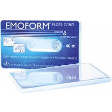 DR. WILD EMOFORM FLOSS CARD Флосс-карта - зеркало, 40 м