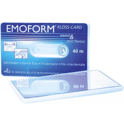 DR. WILD EMOFORM FLOSS CARD Флос-картка з дзеркалом 40 м