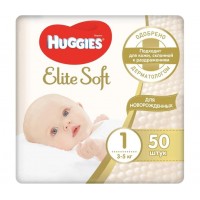 Подг.дет.гиг. Huggies Elite Sof(1) 50x2