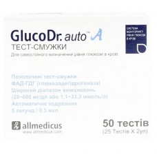 ТЕСТ-СМУЖКИ GlucoDR. AUTO™ А №50