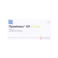 Праміпекс XR табл.пролог.дії 0,75мг №30(10x3)