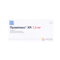 Праміпекс XR табл.пролог.дії 1,5мг №30(10х3)