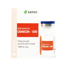 САНАКСОН-1000 порошок для р-ну д/ін. по 1000 мг №1 у флак.