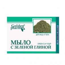 МЫЛО с зеленой глиной 70г (GOLDEN PHARM)