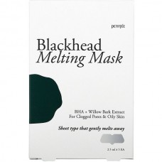 PETITFEE тане маска для носа проти чорних крапок Blackhead Melting Mask 2.5мл - 5шт