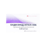 Будесонід-Інтелі Неб суспензія д/розпил. 0.5 мг/мл по 2 мл №20 (5х4) у конт. однодоз.