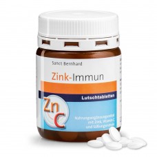 S.B. Вітамін С 60 мг та цинк 5 мг «Zink-Immun», 120 розсмоктуючи пігулок