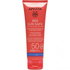 APIVITA BEE SUN SAFE Сонцезахисне молочко для обличчя та тіла SPF50 100 мл