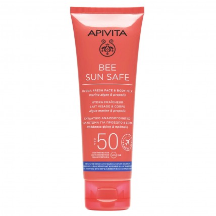 APIVITA BEE SUN SAFE Солнцезащитное молочко для лица и тела SPF50 200 мл